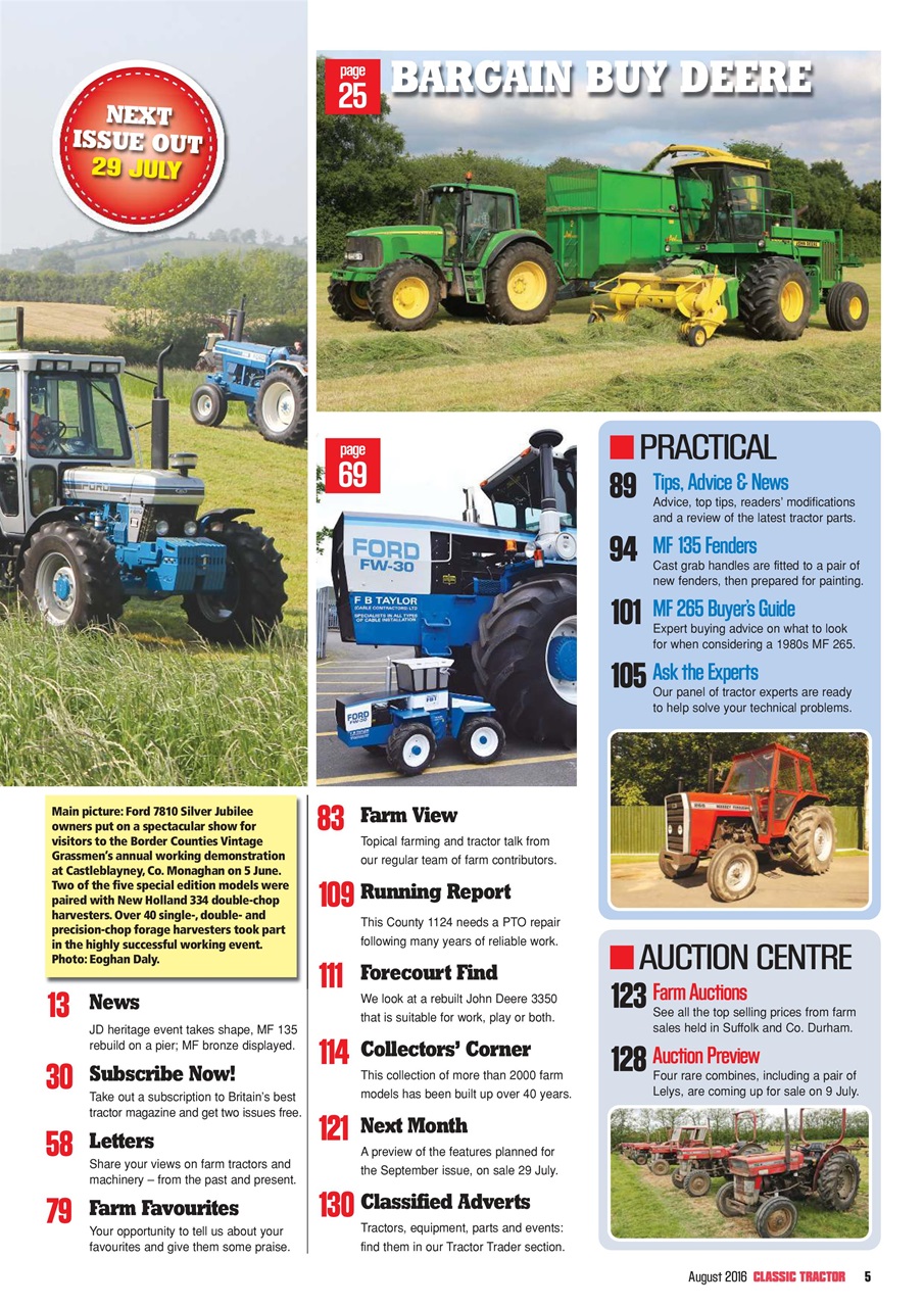 Classic Tractor Preview Pages