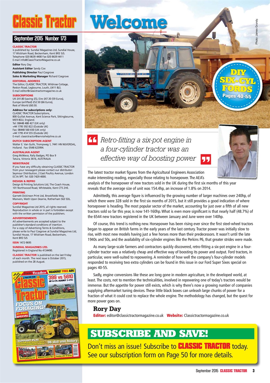 Classic Tractor Preview Pages