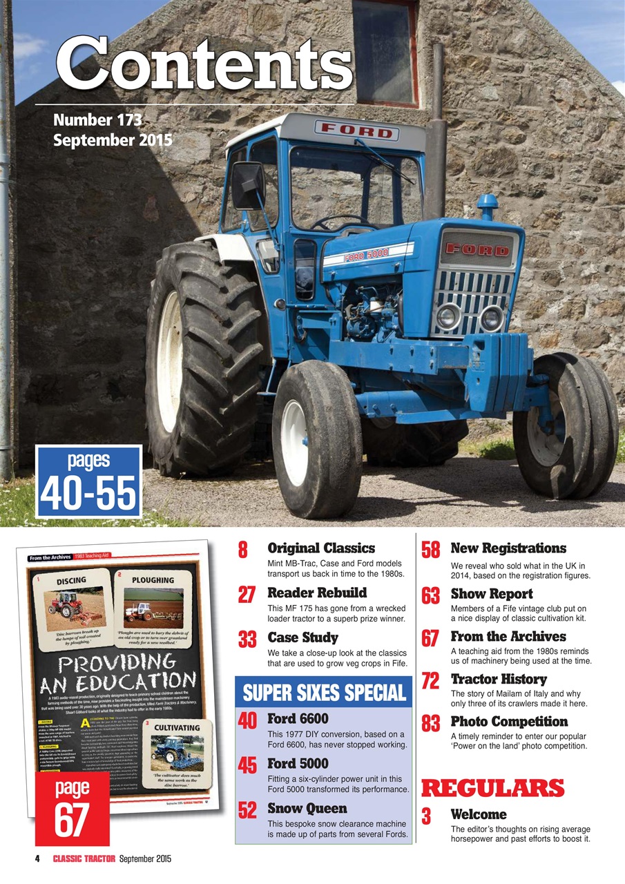 Classic Tractor Preview Pages