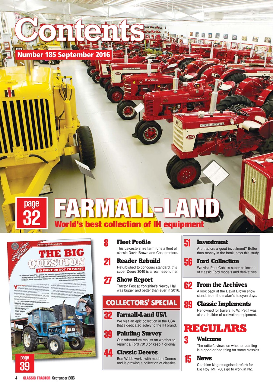 Classic Tractor Preview Pages