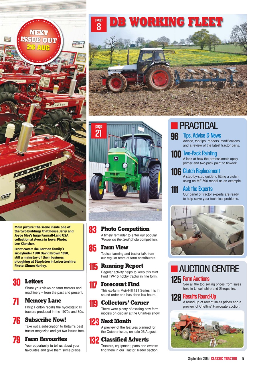 Classic Tractor Preview Pages