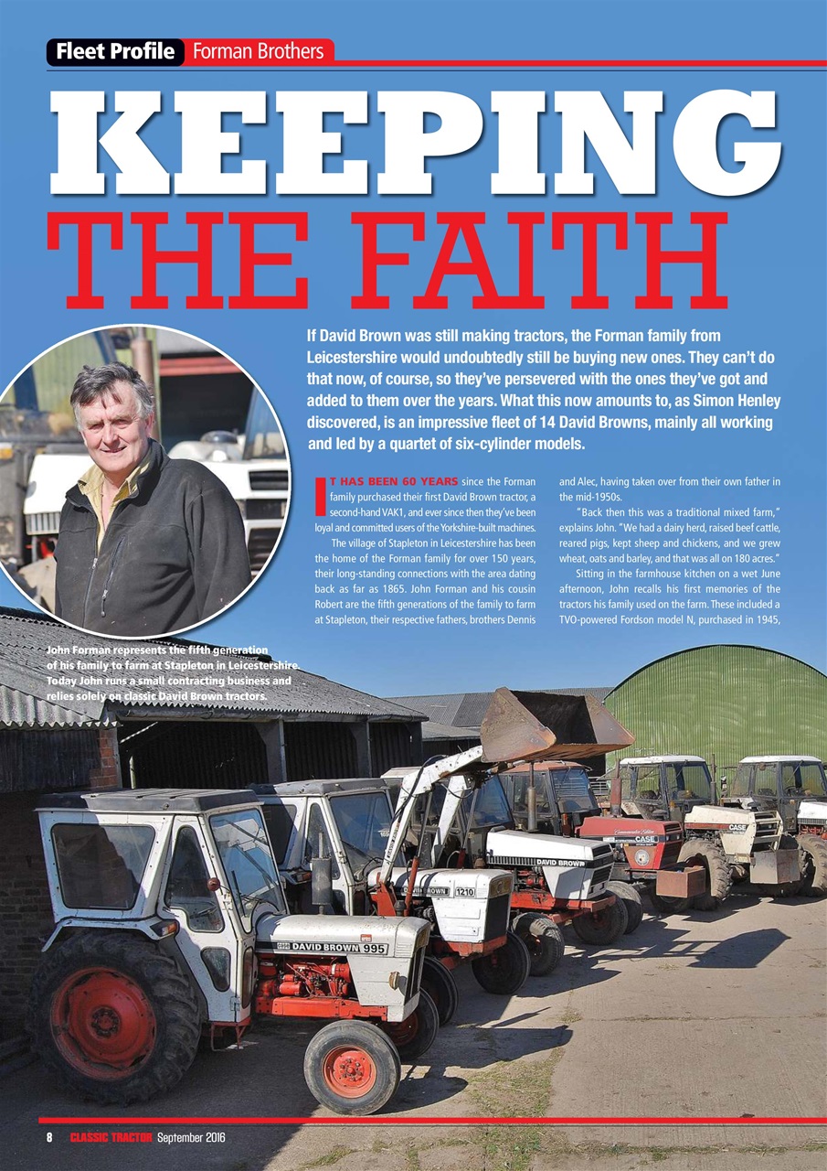 Classic Tractor Preview Pages