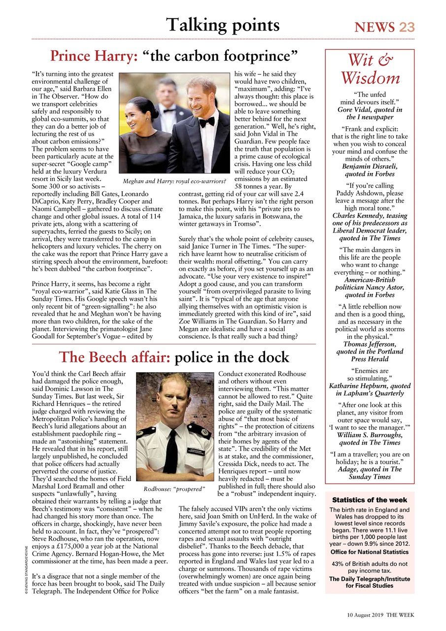 The Week Preview Pages