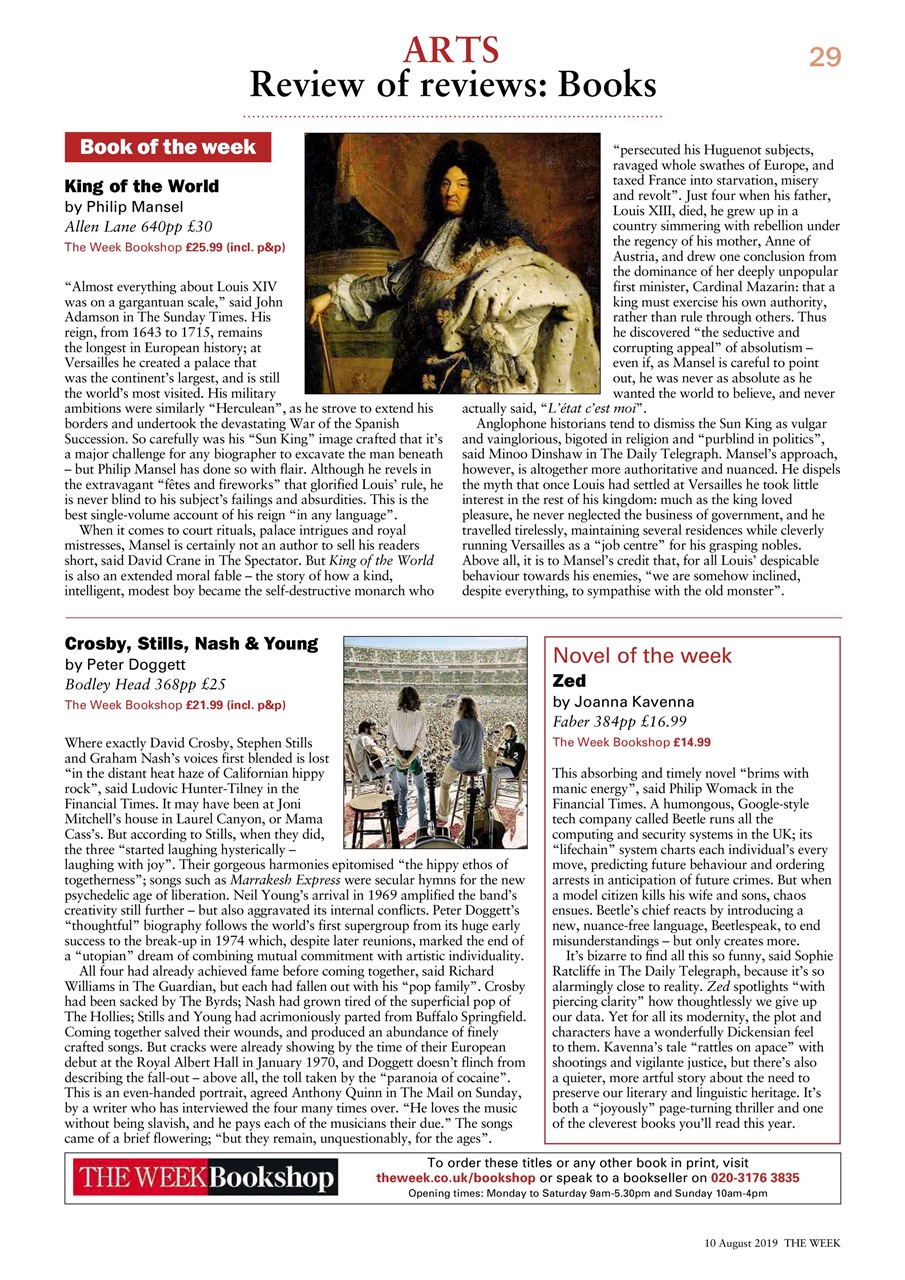 The Week Preview Pages