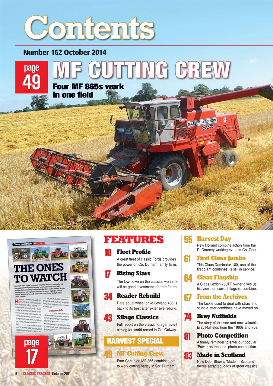 Classic Tractor Preview Pages
