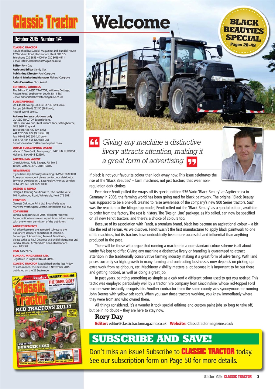 Classic Tractor Preview Pages