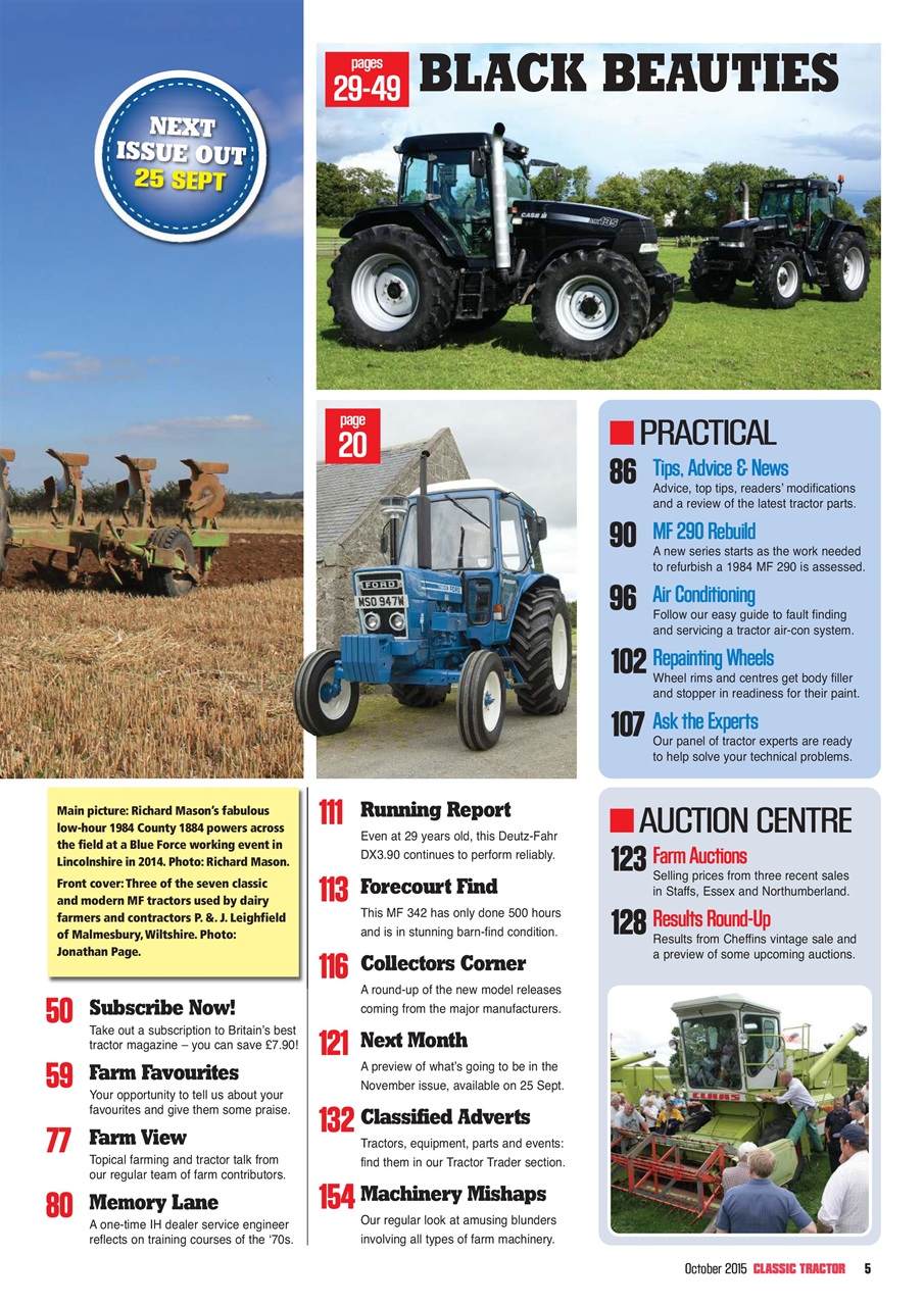 Classic Tractor Preview Pages