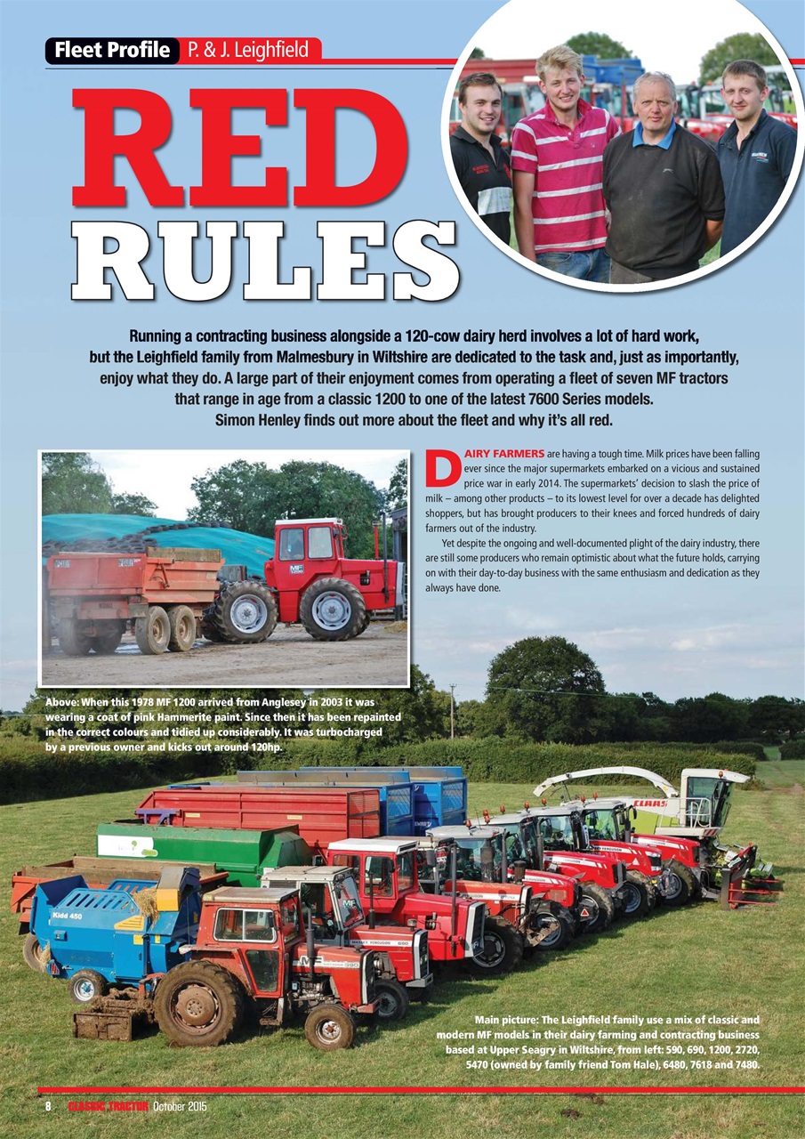 Classic Tractor Preview Pages