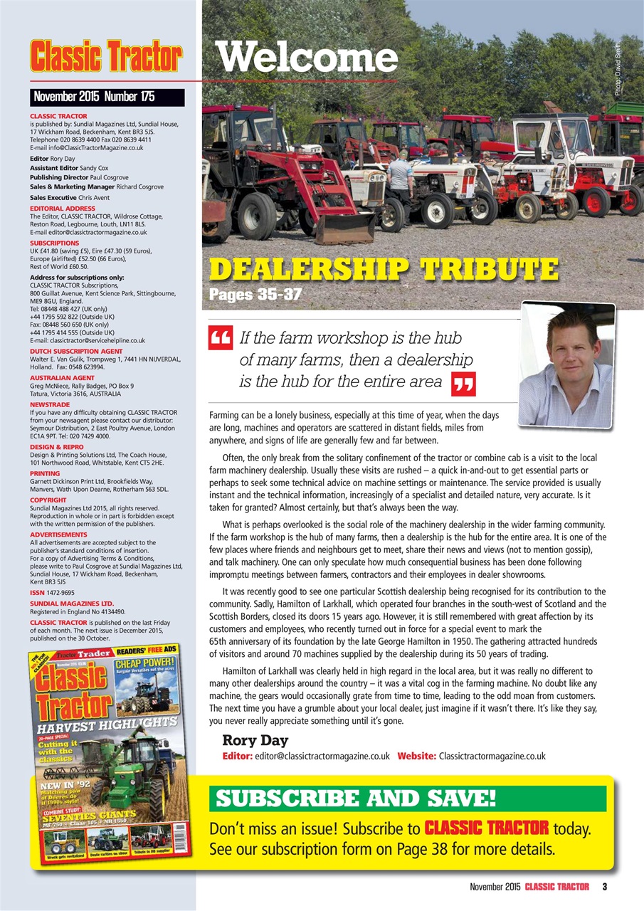 Classic Tractor Preview Pages