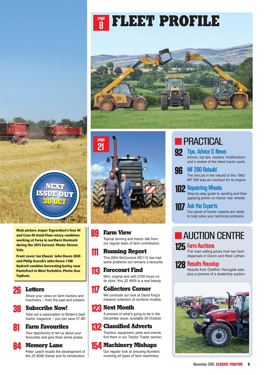 Classic Tractor Preview Pages