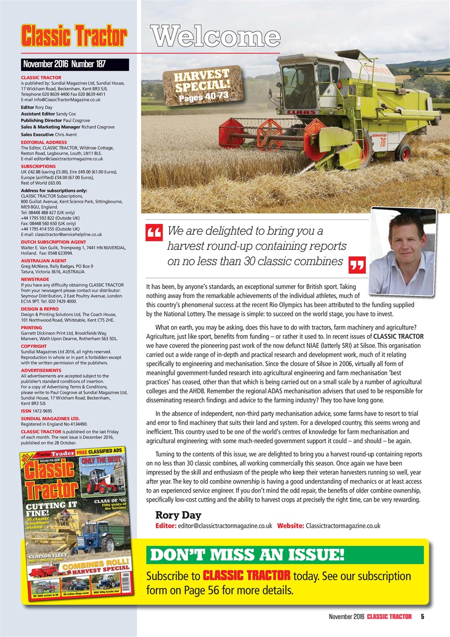 Classic Tractor Preview Pages