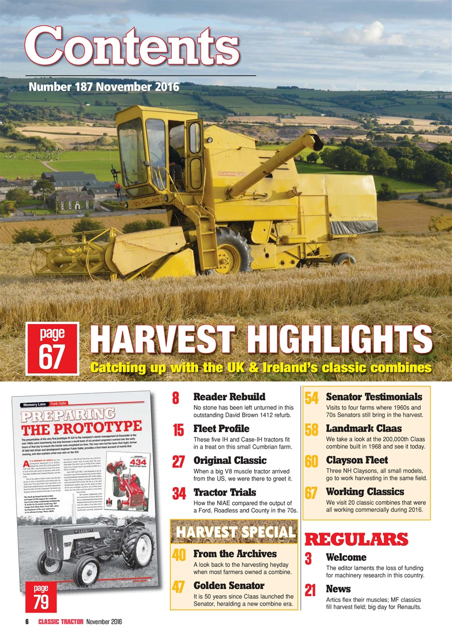 Classic Tractor Preview Pages