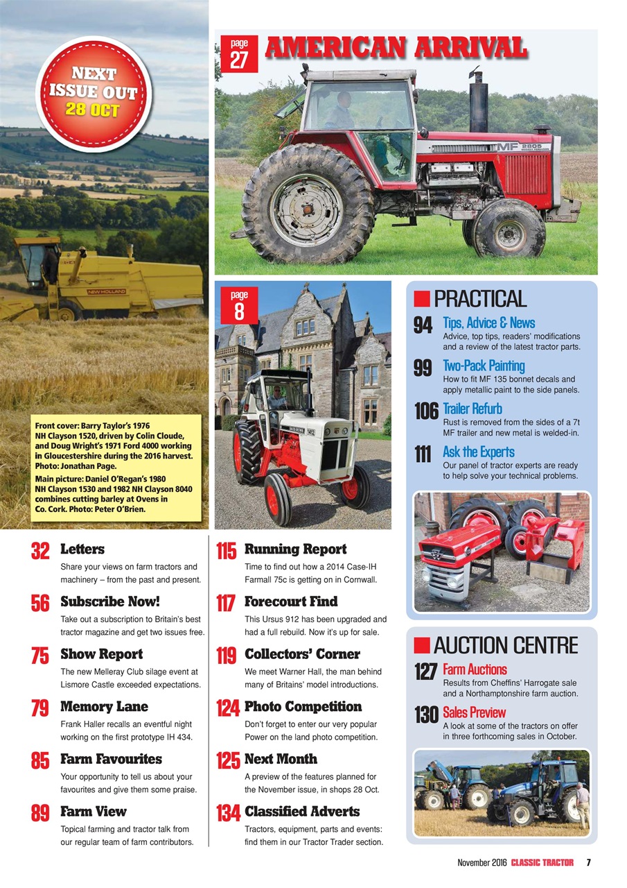 Classic Tractor Preview Pages