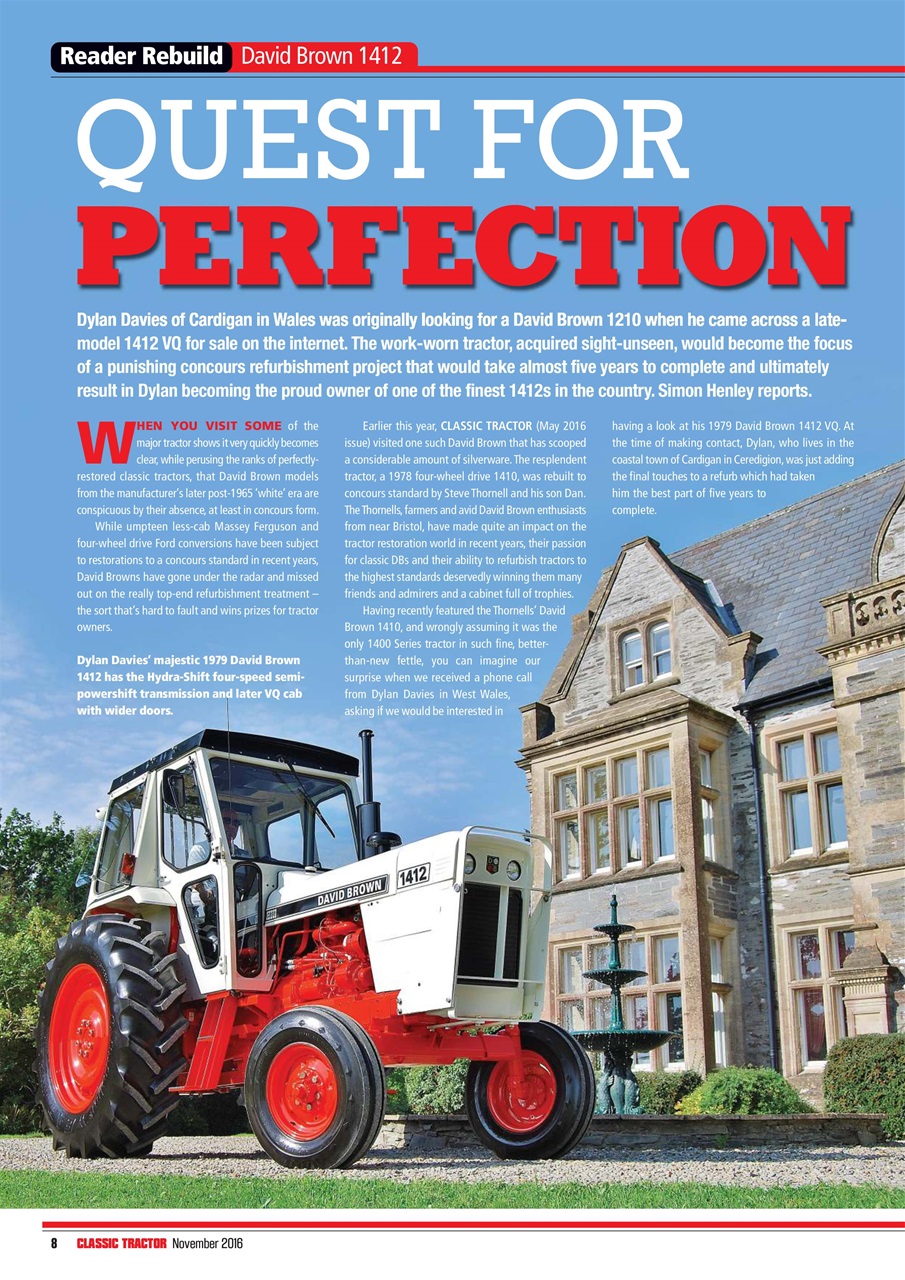 Classic Tractor Preview Pages