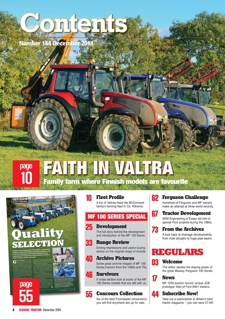 Classic Tractor Preview Pages