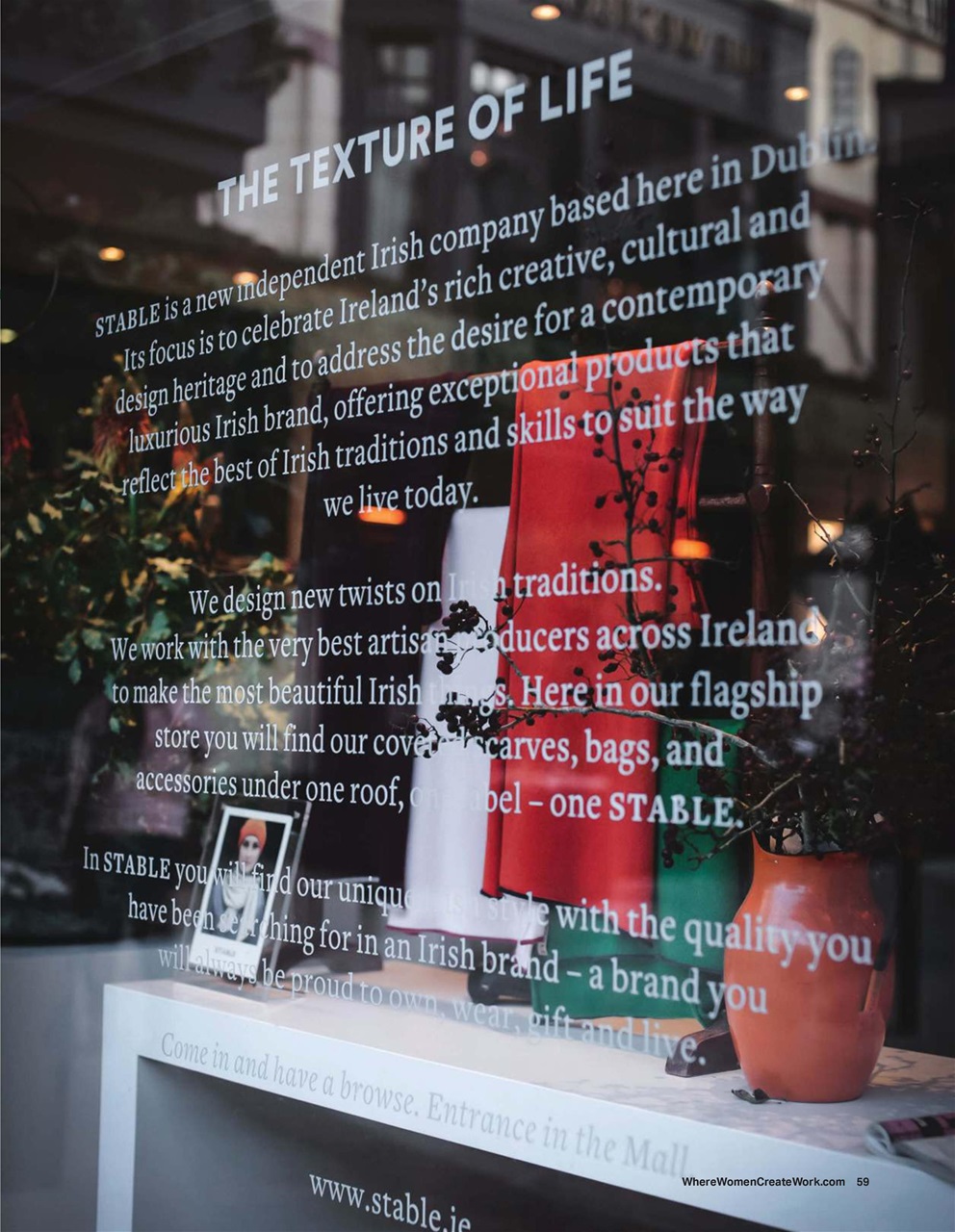 Where Women Create Work Preview Pages