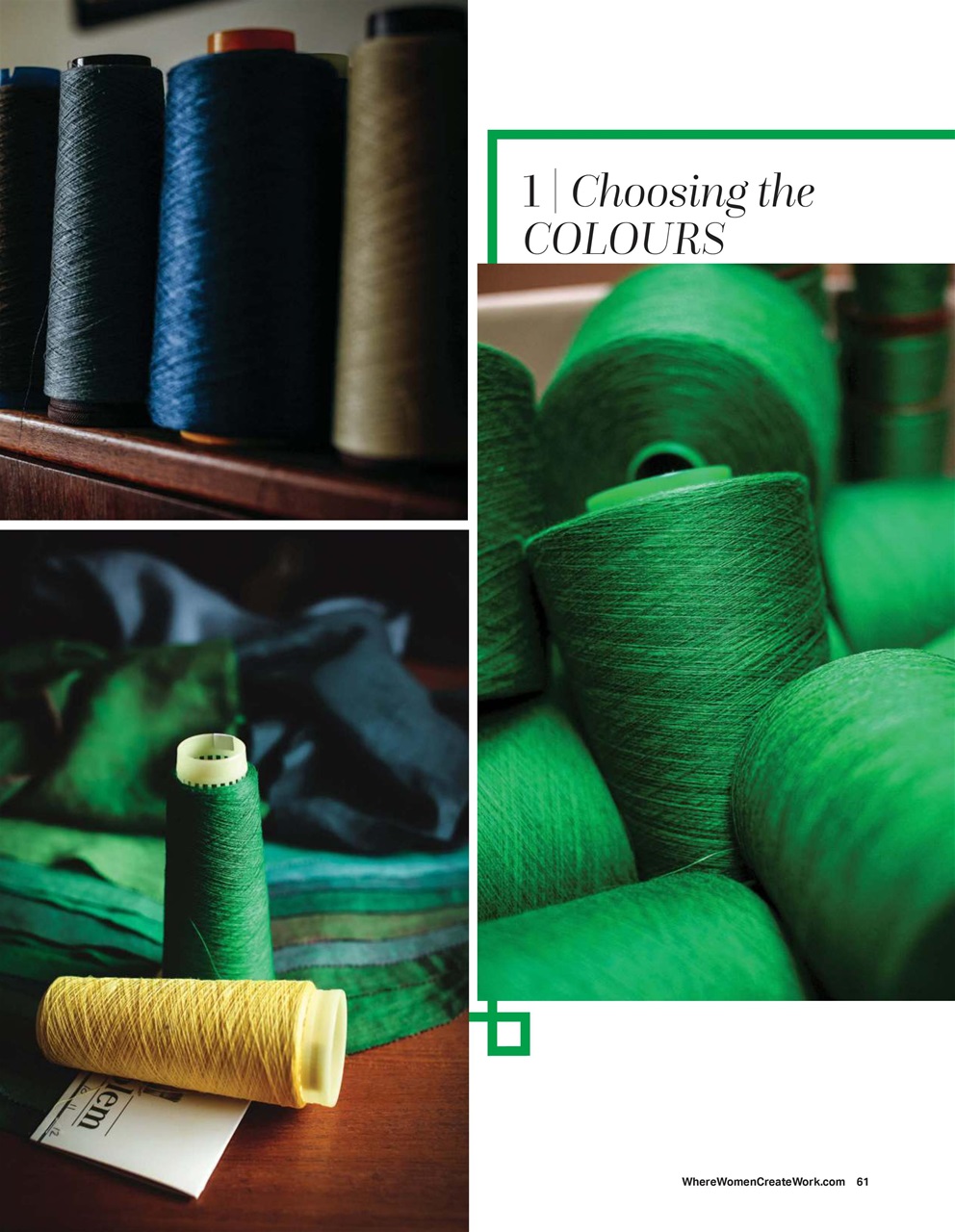 Where Women Create Work Preview Pages