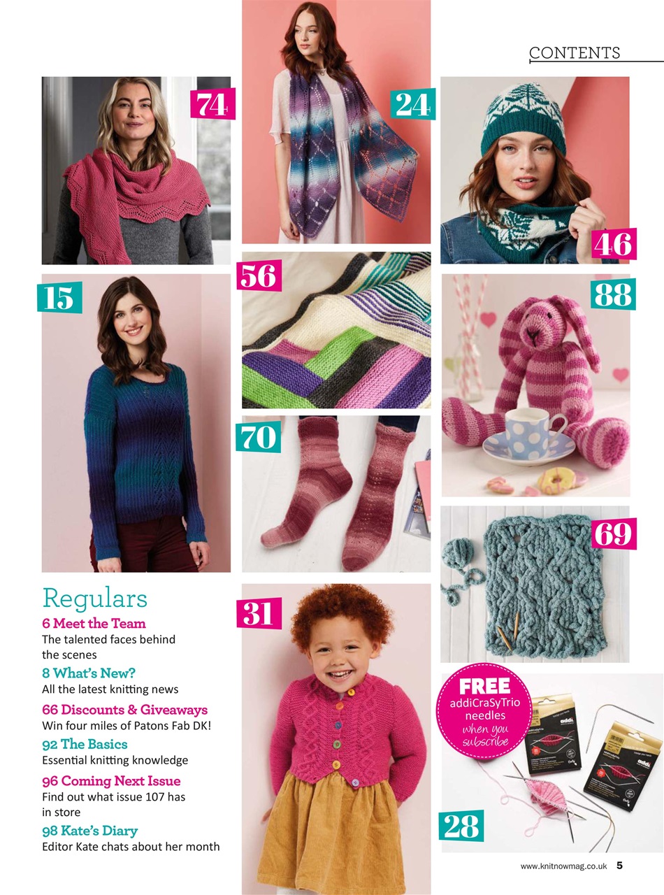 Knit Now Preview Pages