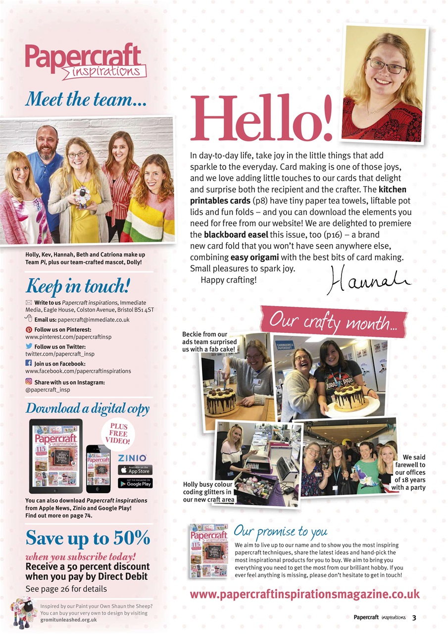 Papercraft Inspirations Preview Pages
