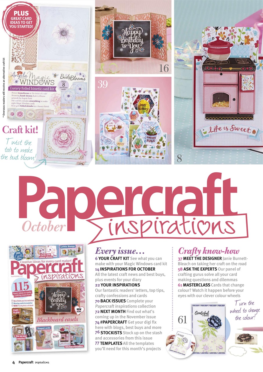 Papercraft Inspirations Preview Pages