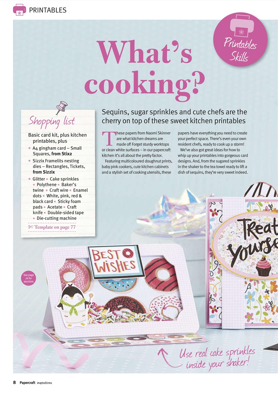 Papercraft Inspirations Preview Pages