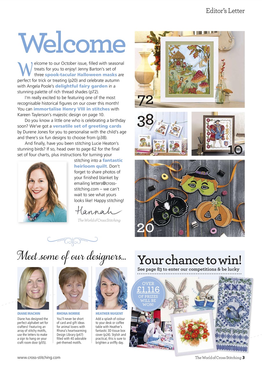 The World of Cross Stitching Preview Pages