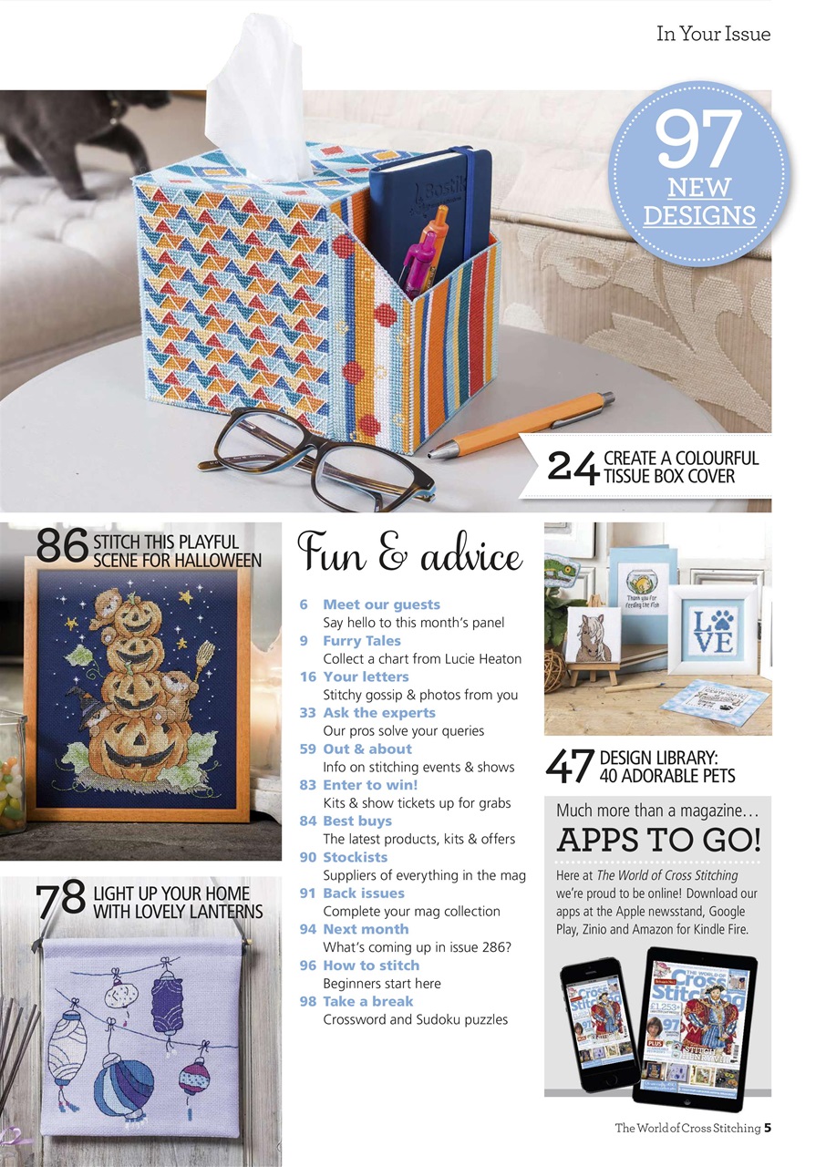 The World of Cross Stitching Preview Pages
