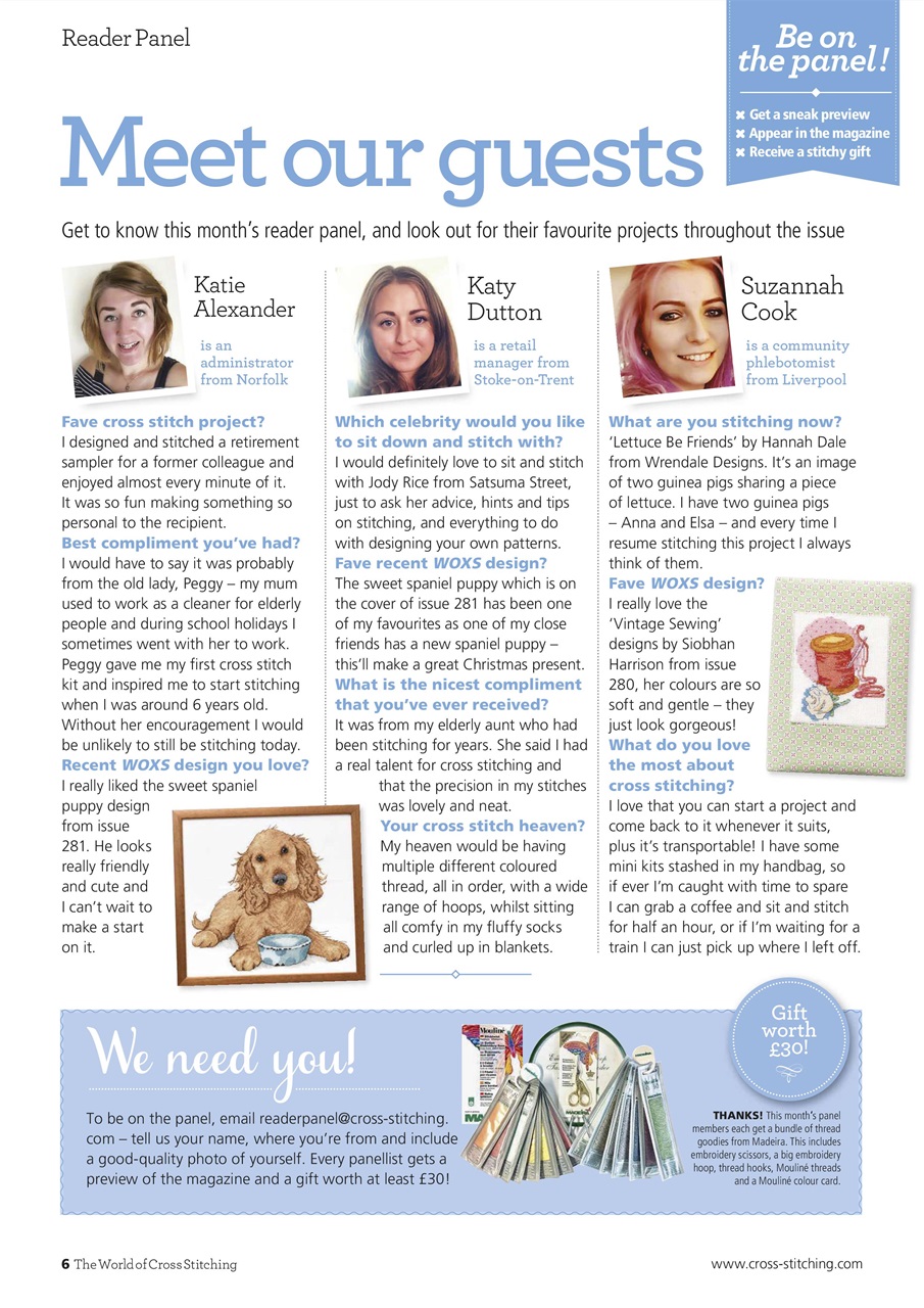 The World of Cross Stitching Preview Pages