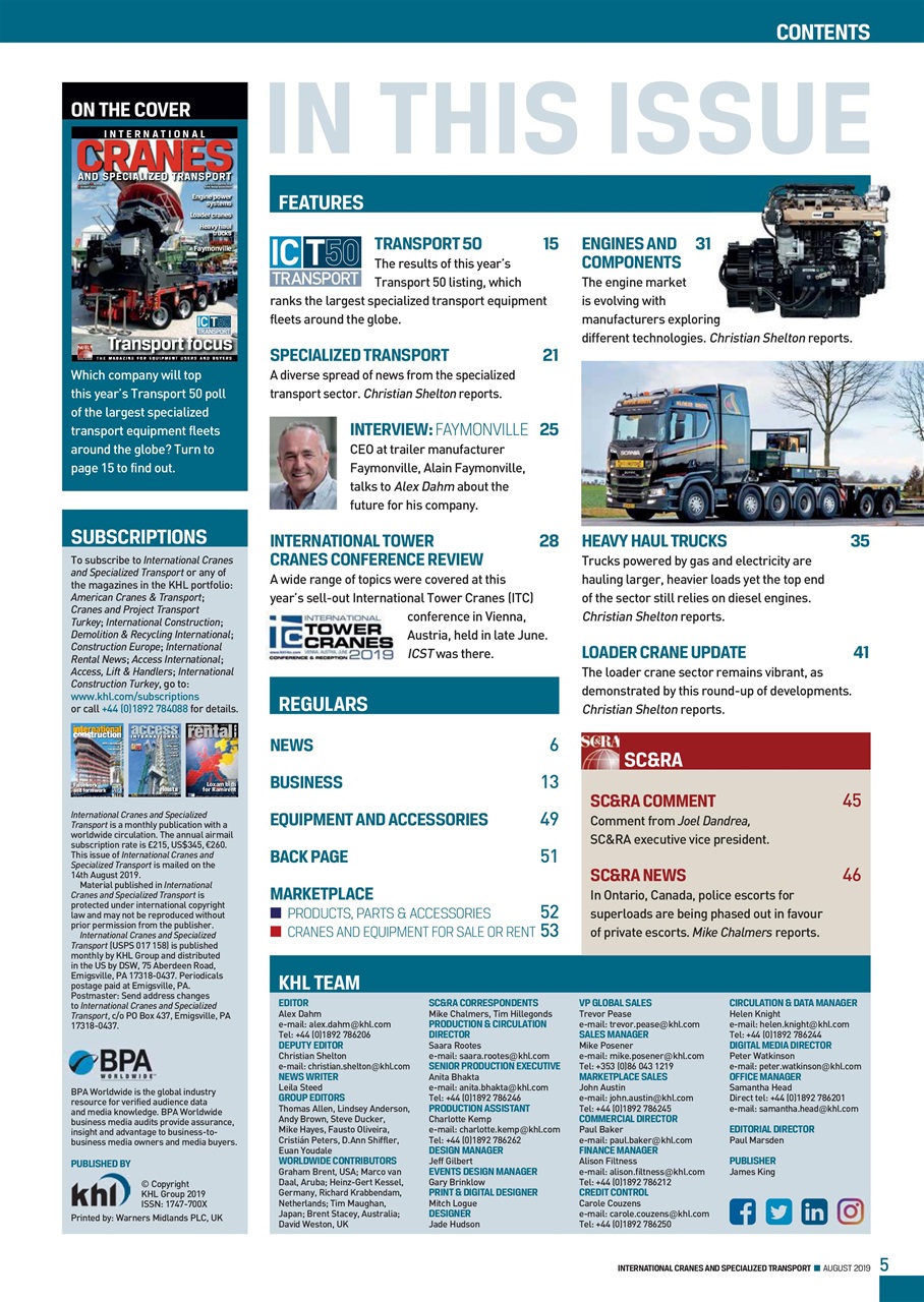 Int. Cranes and Specialized Transp Preview Pages