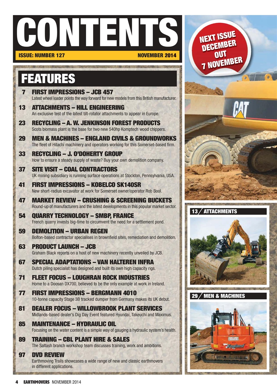 Earthmovers Preview Pages