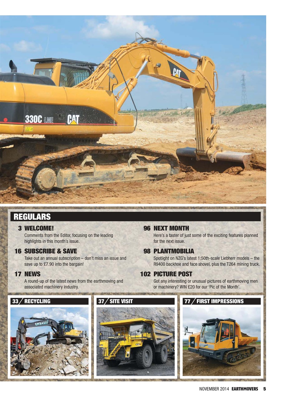 Earthmovers Preview Pages