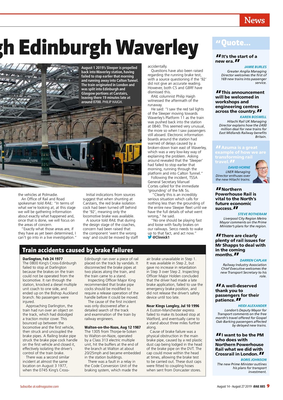 Rail Preview Pages