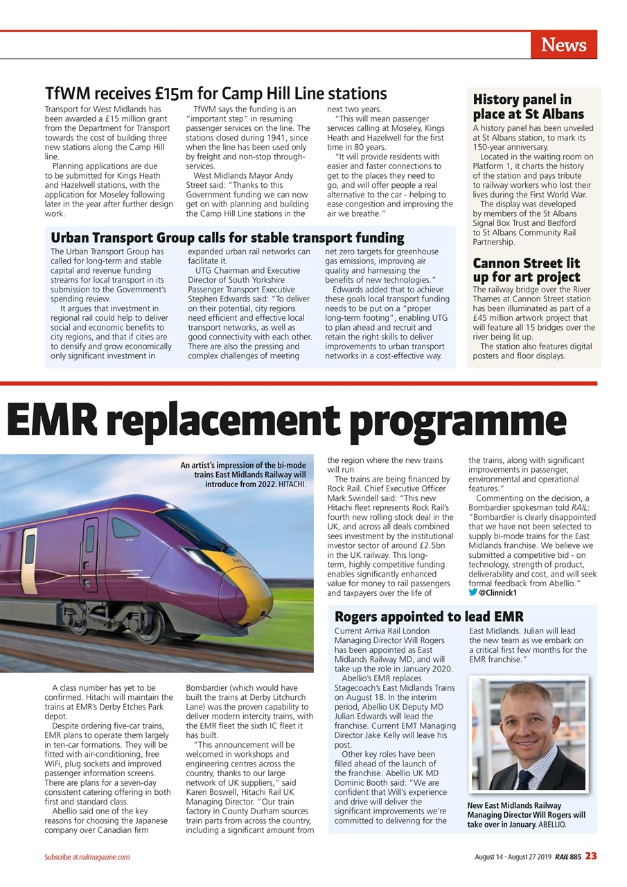 Rail Preview Pages