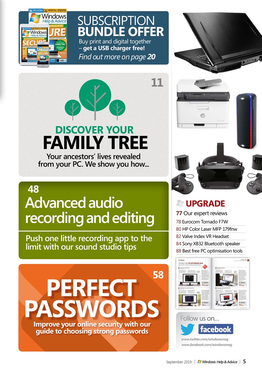 Windows Help & Advice Preview Pages