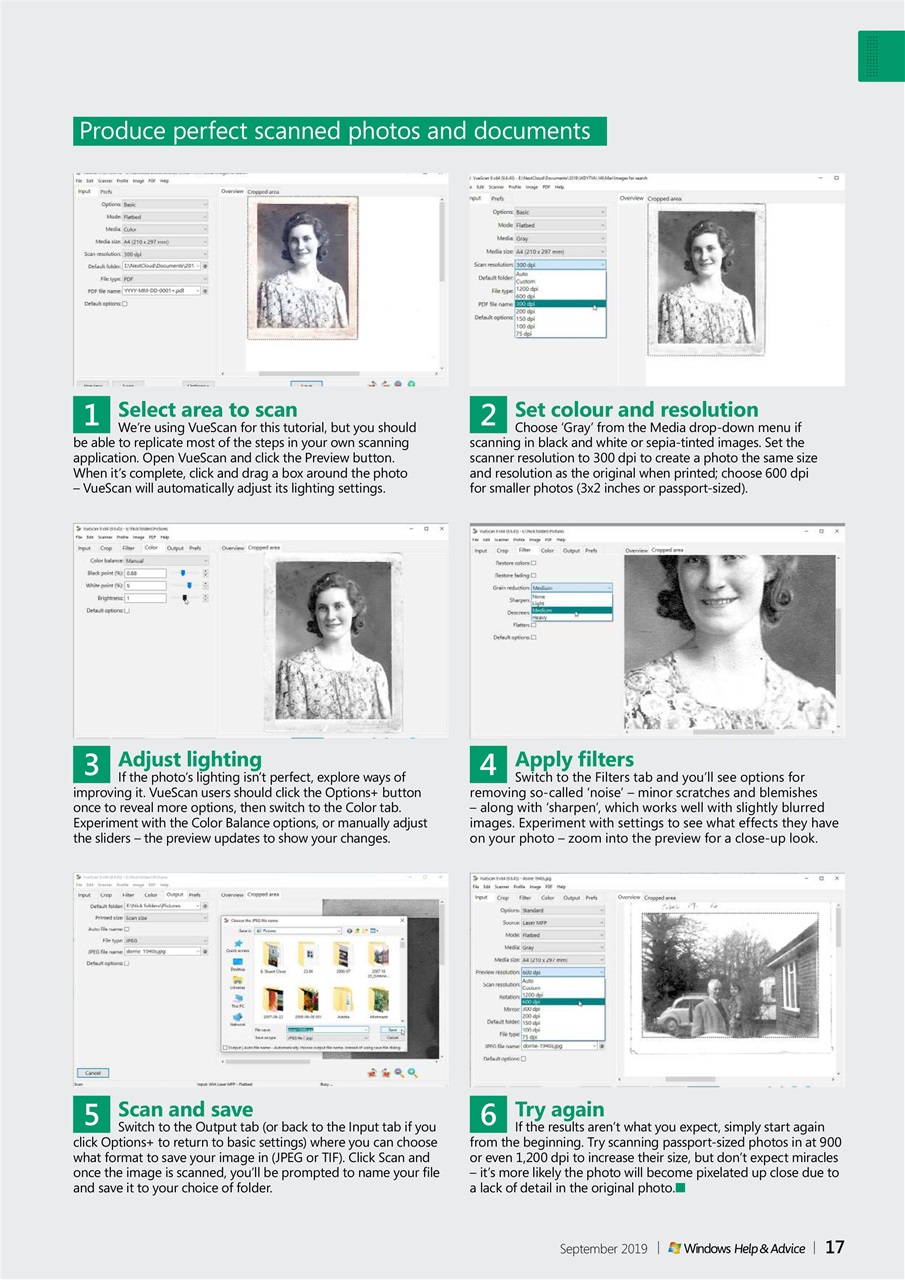 Windows Help & Advice Preview Pages