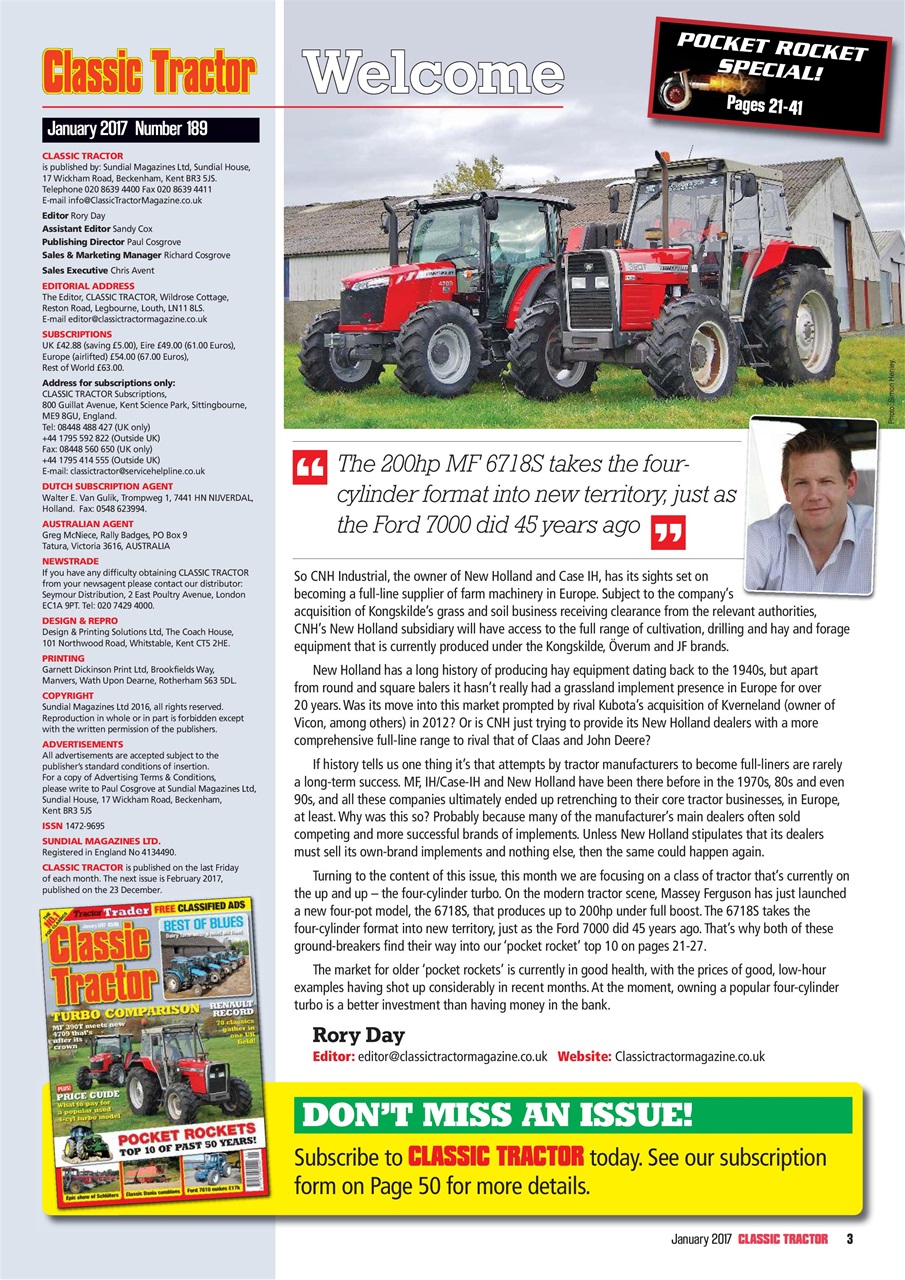 Classic Tractor Preview Pages