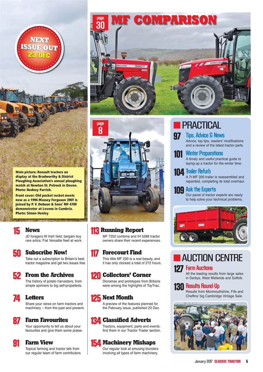 Classic Tractor Preview Pages