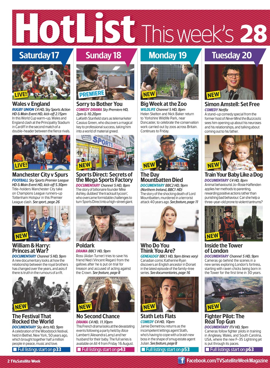 TV & Satellite Week Preview Pages