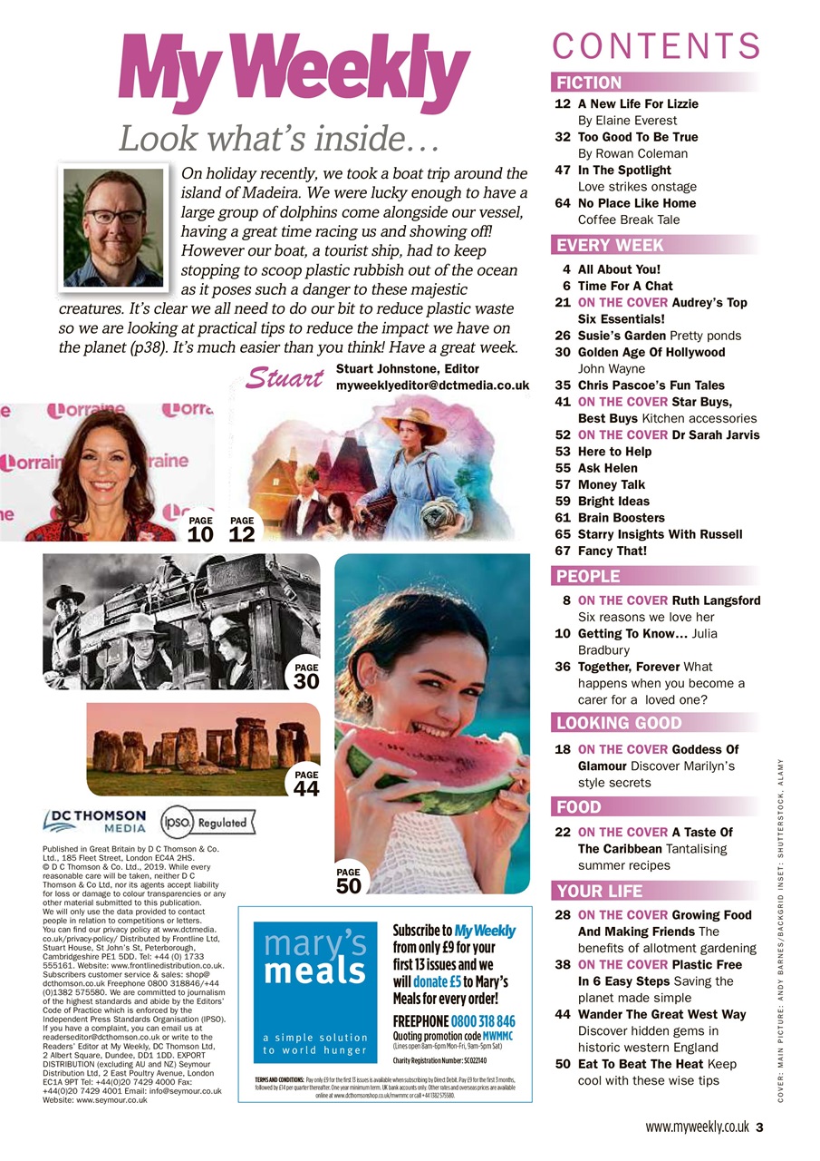 My Weekly Preview Pages