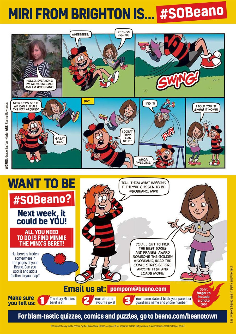 Beano Preview Pages