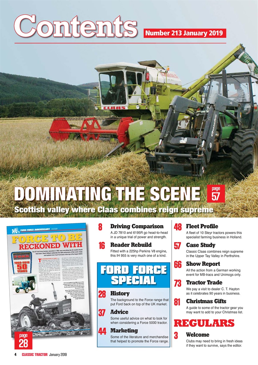 Classic Tractor Preview Pages