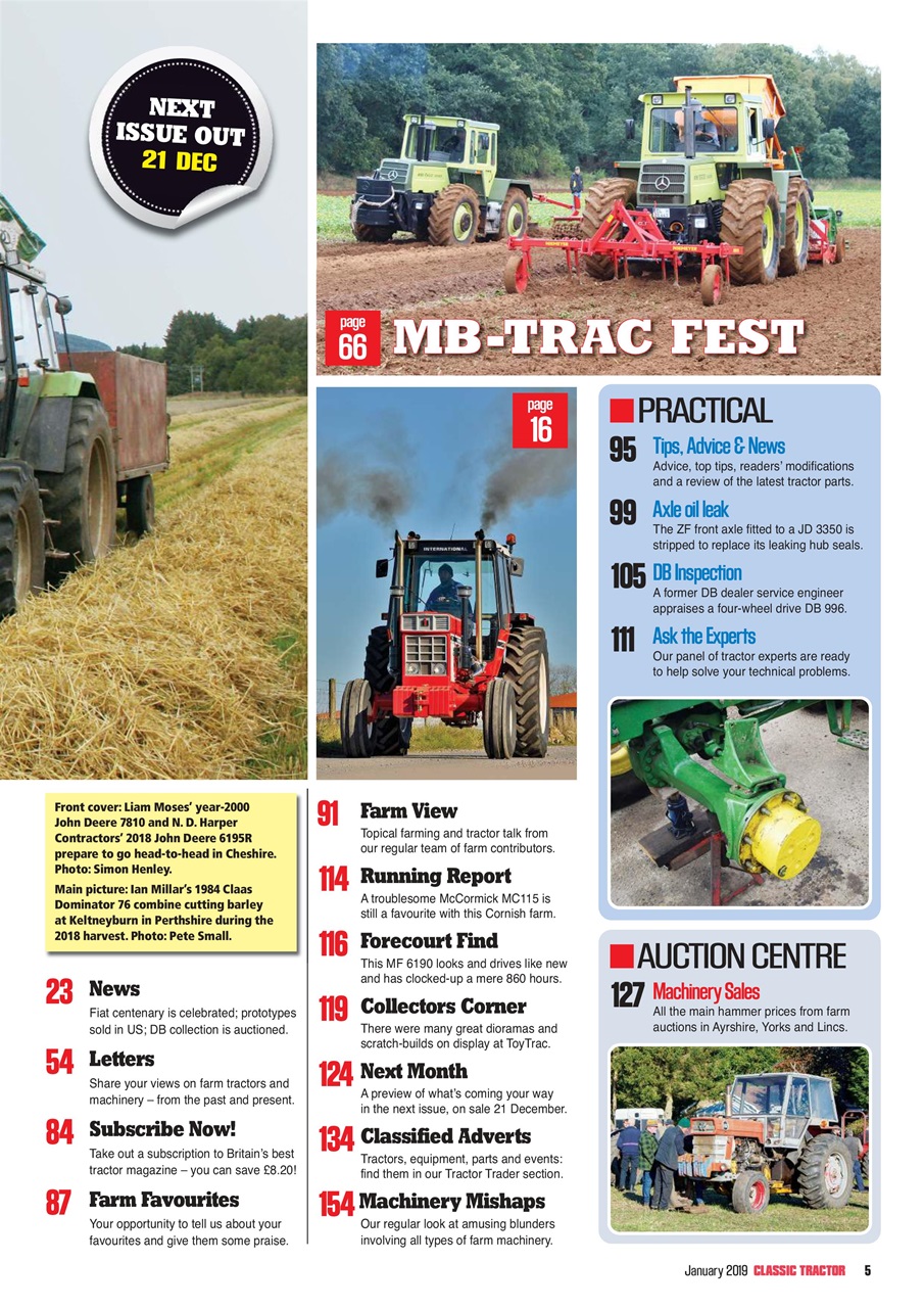Classic Tractor Preview Pages