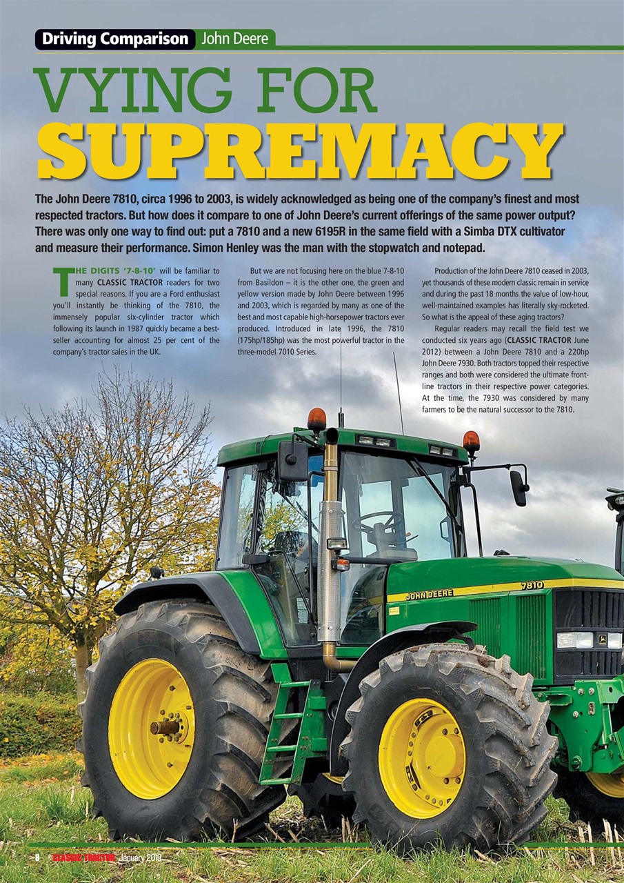 Classic Tractor Preview Pages
