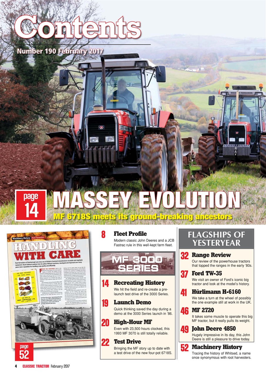 Classic Tractor Preview Pages