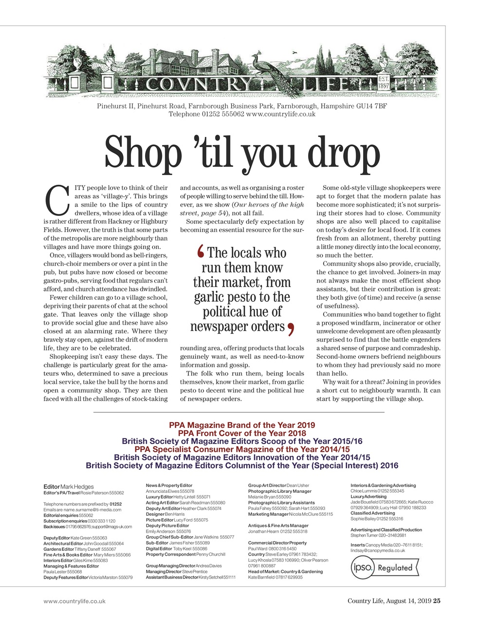 Country Life Preview Pages