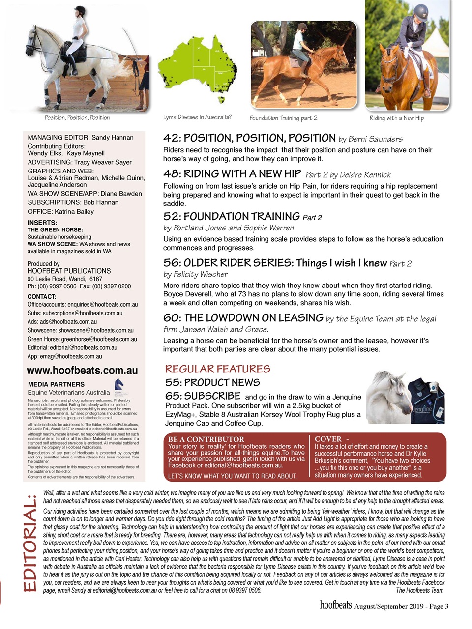 Hoofbeats Preview Pages