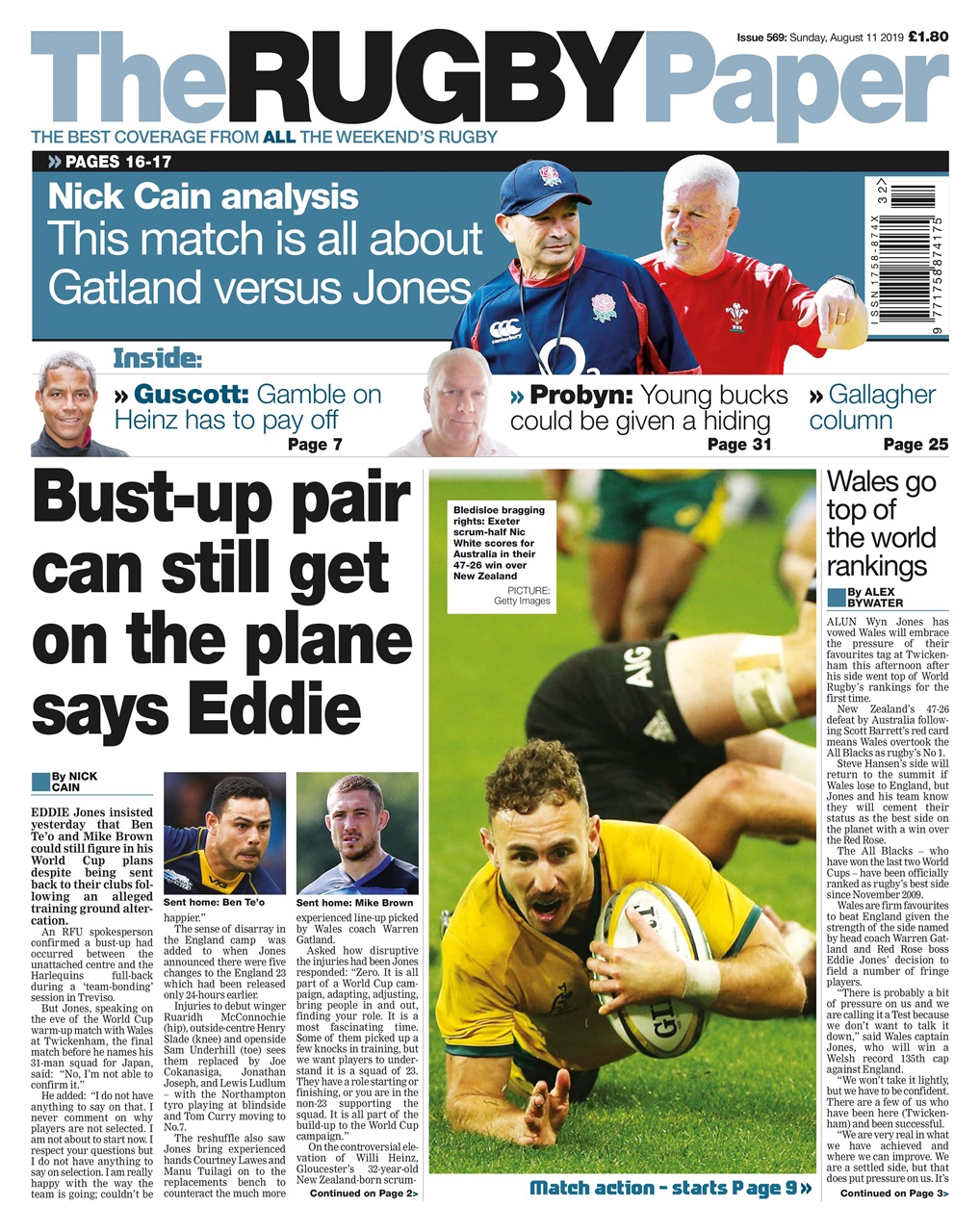 The Rugby Paper Preview Pages
