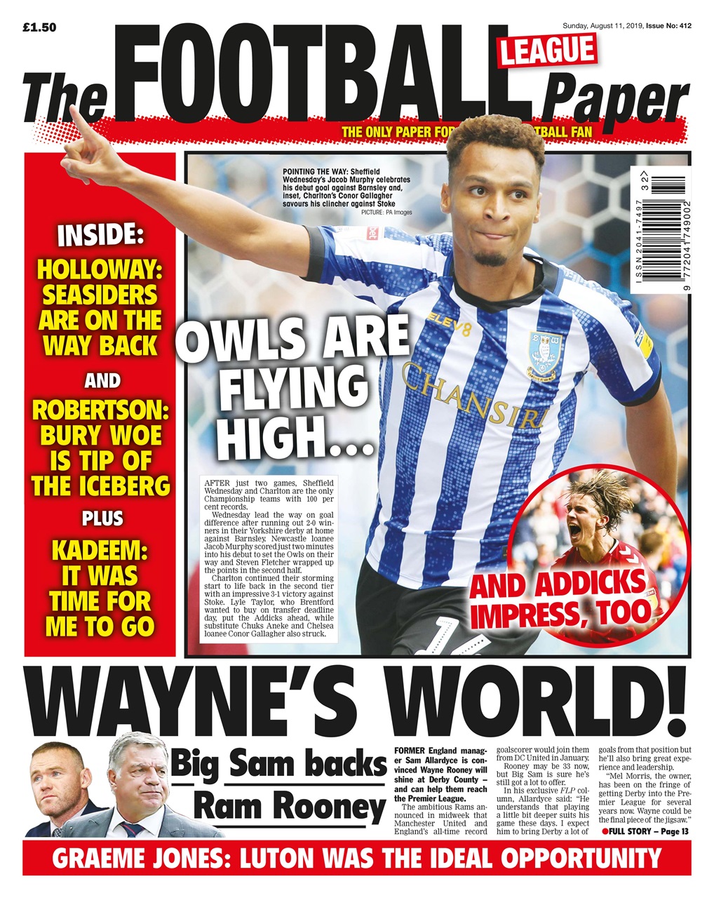 The Football League Paper Preview Pages