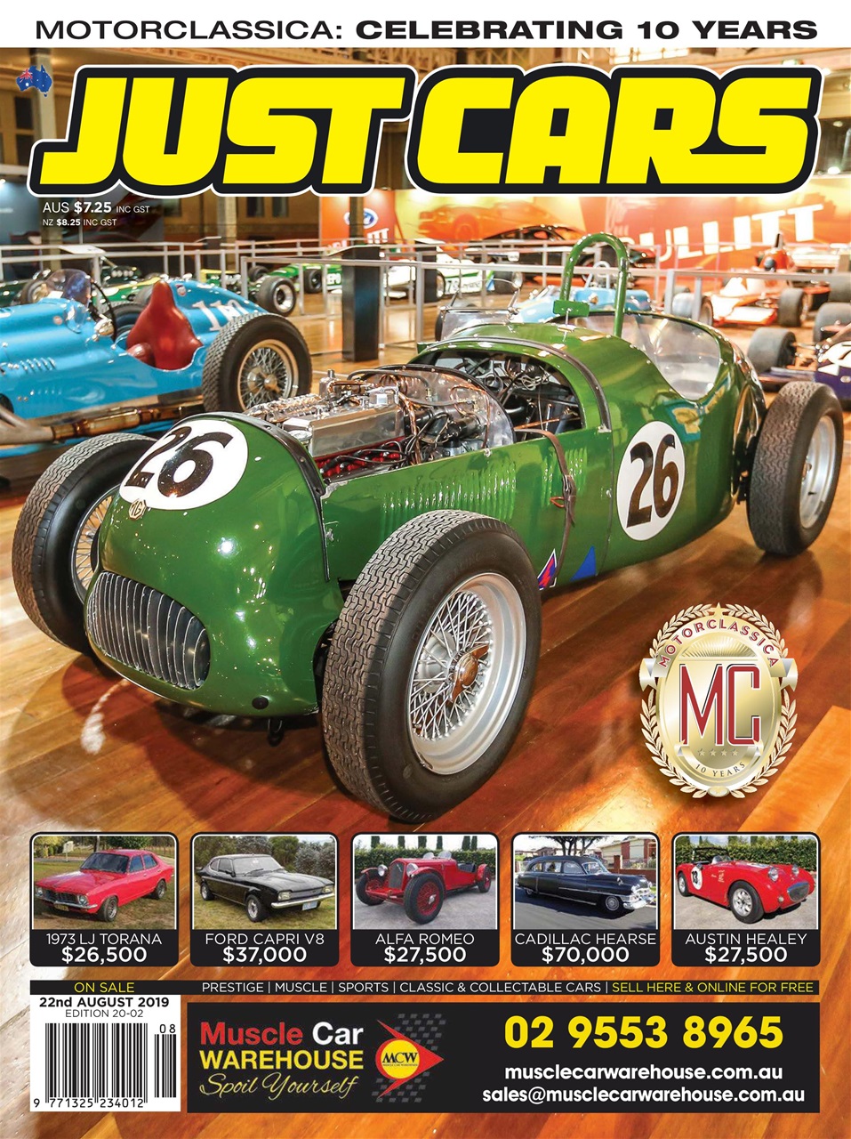 JUST CARS Preview Pages