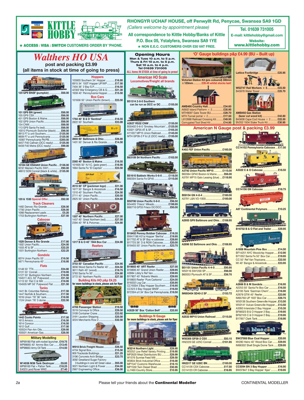 Continental Modeller Preview Pages